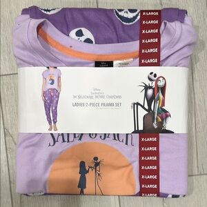 Disney Purple and Orange Pajama Sets with The Nightmare Before Christmas Theme